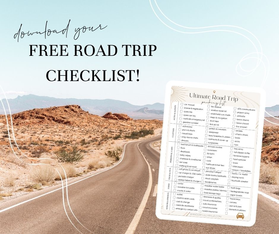 Ultimate Road Trip Packing List: All the Essentials You'll Need (+ Free Checklist!)